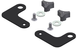 Jeep Wrangler JK Unlimited Mounting Kit - Tuffy Products - Alternate Bracket For Part 310 - Black - `07-`10